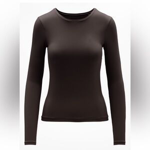 Athleta Body Move Crew Neck - Truffle - Large